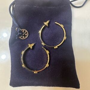 Tory Burch Gold Hoop Earrings